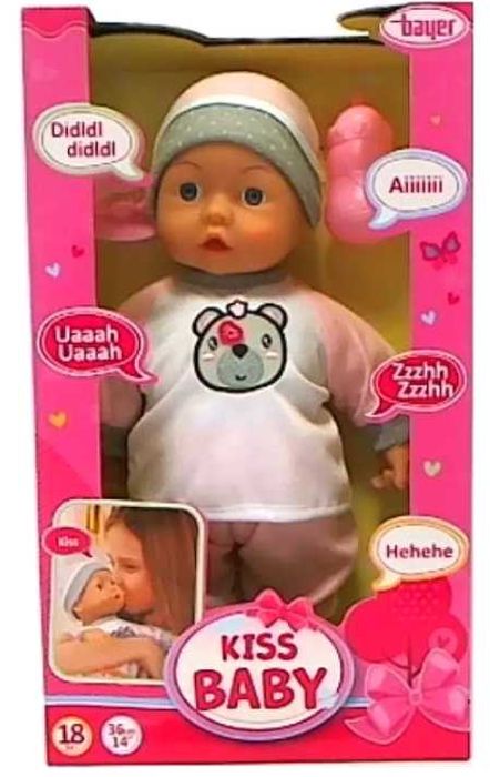 Lalka bobas Bayer Design Kiss Baby 36 cm