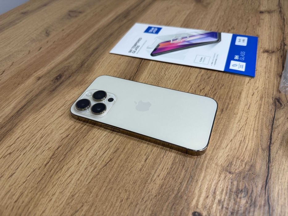 Okazja!!! Iphone 14 Pro - Złoty Gwarancja! Kondycja Baterii 100%! Super Stan!