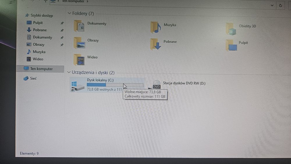 Komputer stacjonarny + Monitor + Głośniki + Klawiatura + Mysz