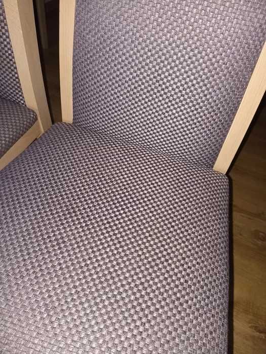 Stol z 4 krzesłami dąb sonoma