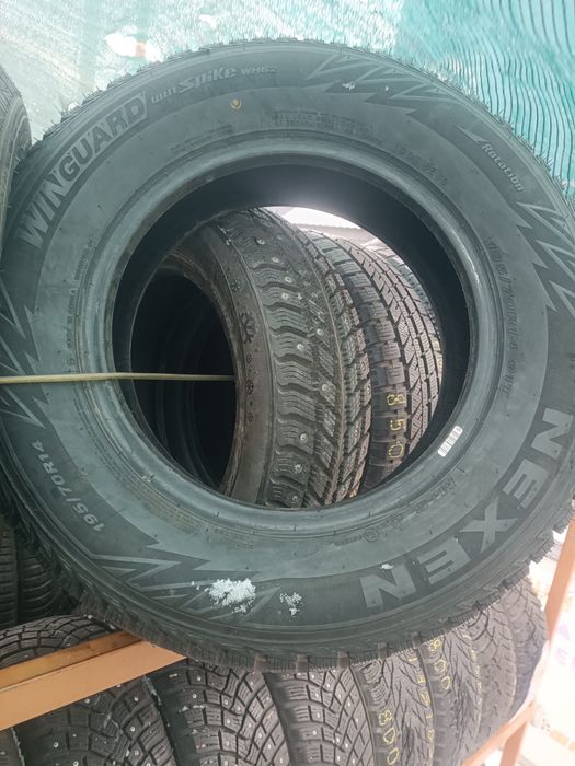 (1+1) 195/70R14 Nexen + Nankang шип зимові шини
