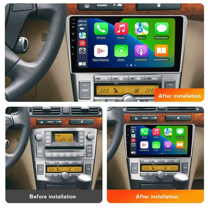 Магнітола Toyota Avensis T25 Т27 Android gps навігація тойота авенс