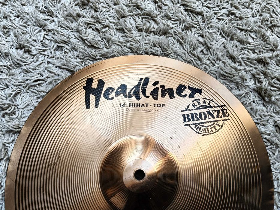 Talerze perkusyjne MEINL HEADLINER REAL QUALITY Bronze Hi Hat 14"