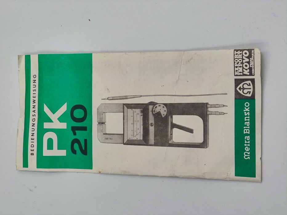 miernik cęgowy PK 210 max 650V