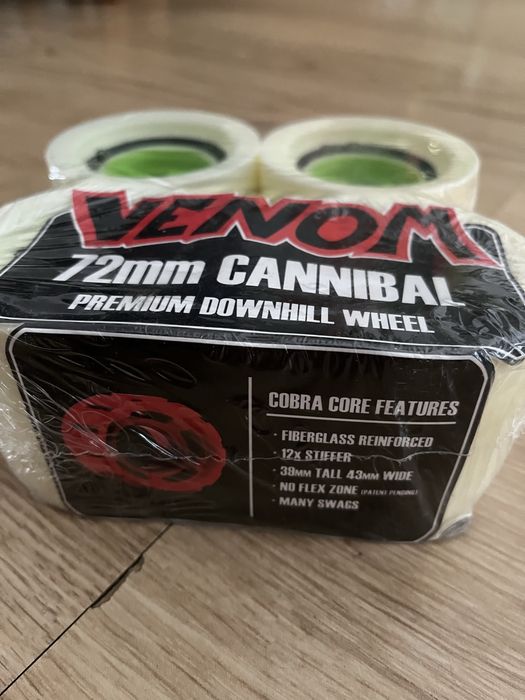 Rodas longboard skate Venom 72mm 80a (Novas)