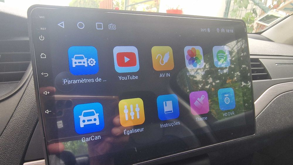 Radio Auto Android com Carplay e GPS