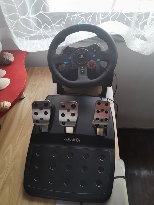 Volante Logitech G29 + Pedais Logitech + Shifter Sequencial