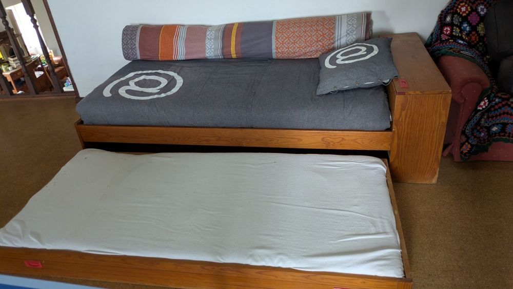 Sofá com cama dupla