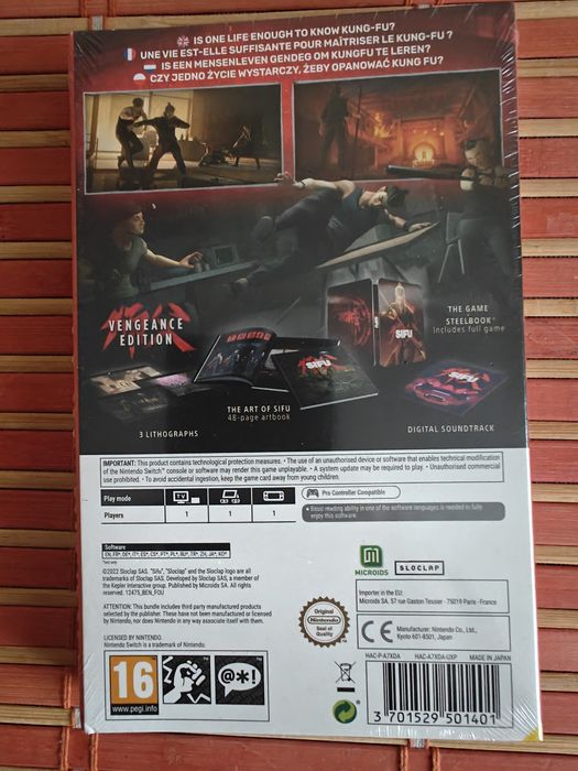 Gra Sifu Vengeance Edition Nintendo Switch nowa pl