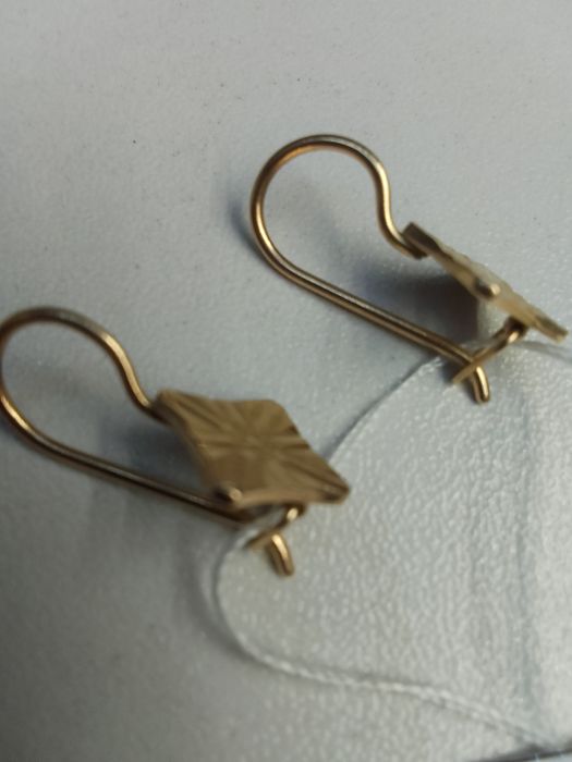 Сережки золото 585