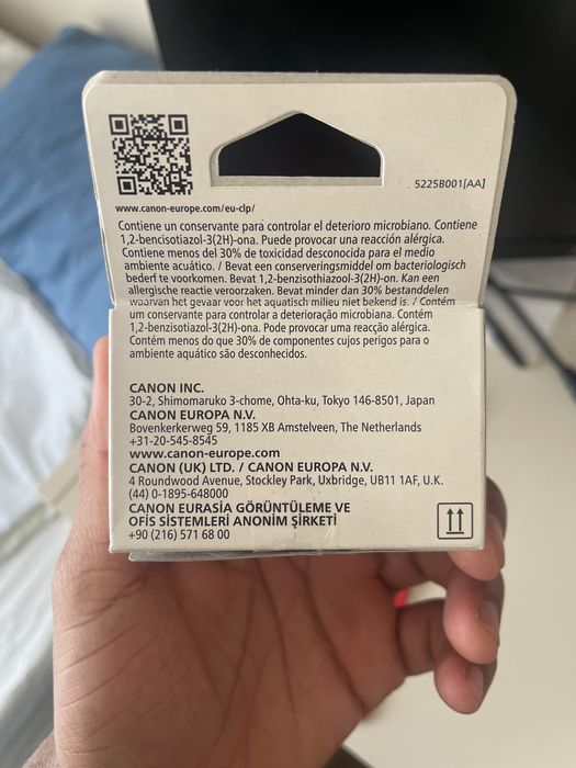 Tinteiro Canon  PG-540 Preto