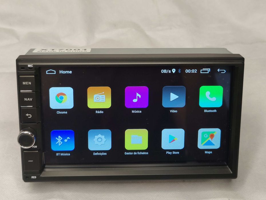 Rádio 2 DIN Android 13 Botões físicos – RDS GPS WIFI 2 DIN 2GB RAM