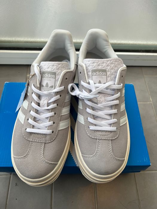 Adidas gazelle bold cinzentos