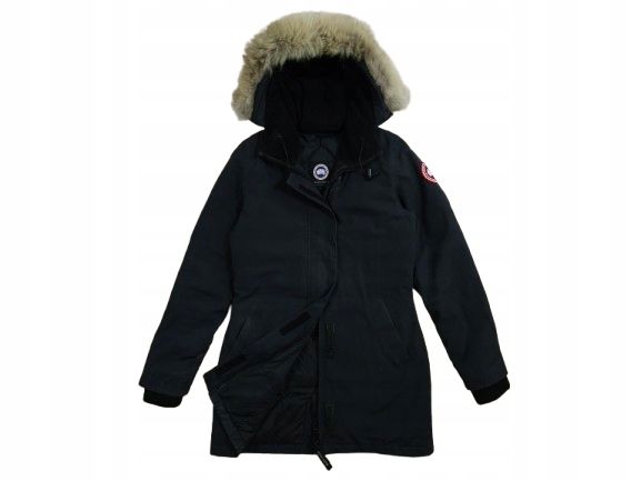 CANADA GOOSE Kurtka Parka Damska Puchowa Logowana r. S