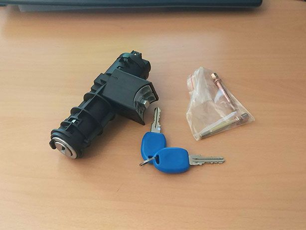 Canhão Ignição + 2 Chaves Fiat Doblo Multipla Albea Idea (NOVO)