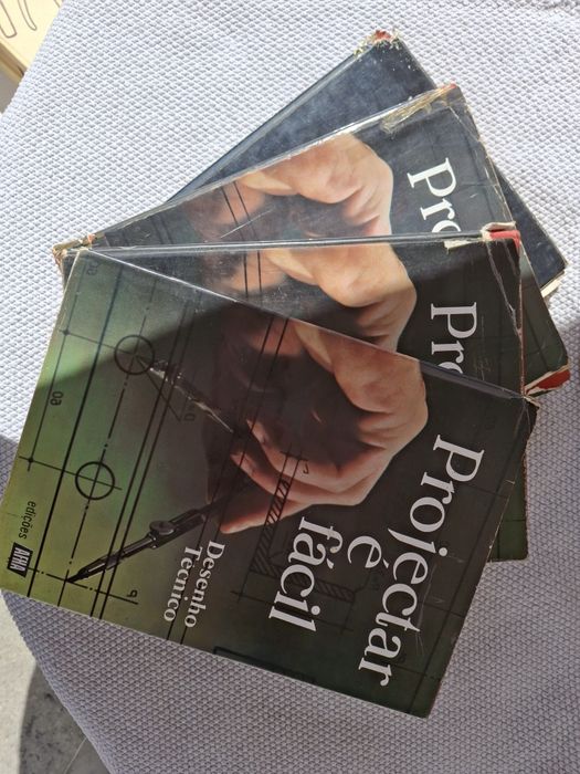 4 Livros: Projetar É Facil I,II,III mais  Perspetiva Básica .Arte