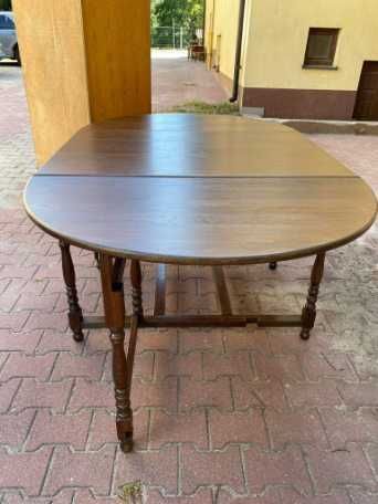 Stół klapak drewniany rozkładany solidny super stan FV DOWÓZ