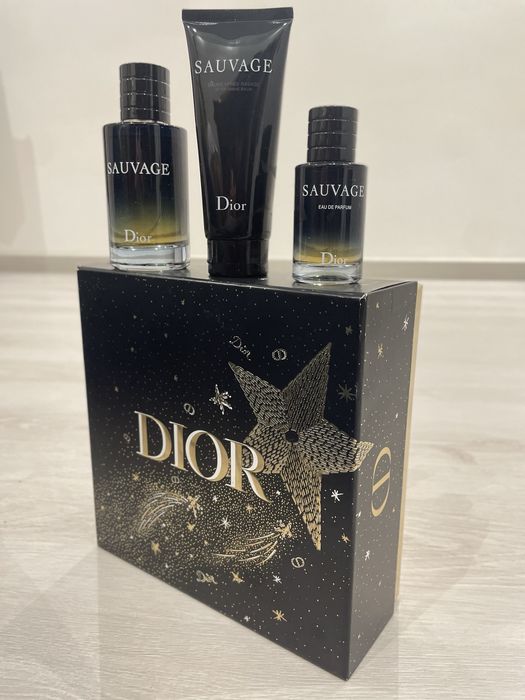 Conjunto Dior Sauvage Original - Perfume + After Shave