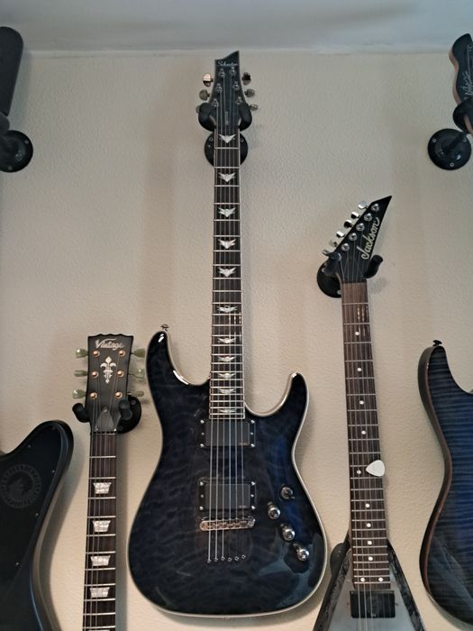 Guitarra elétrica Schecter omen extreme 6 STBLK com emg