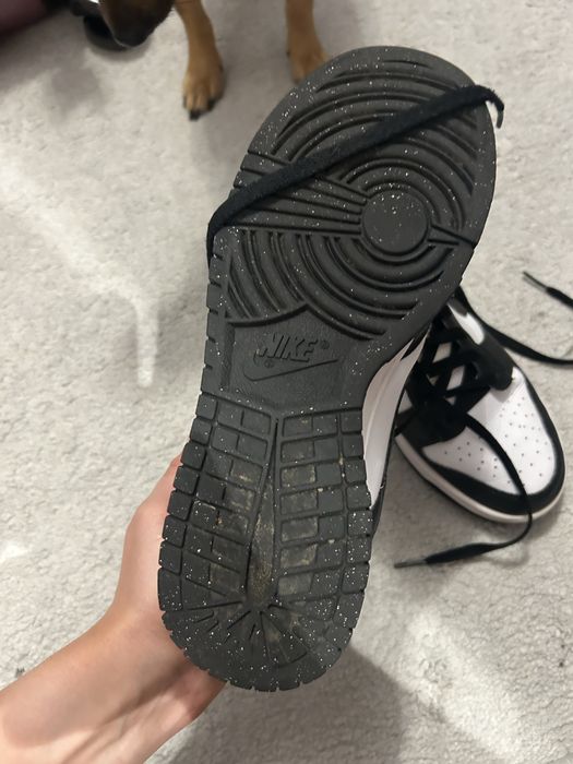 Nike panda sneackersy czarno białe