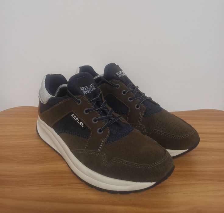 Чоловічі Кросівки Replay Оригінал  Натуральна замша Розмір 43-27,5см
