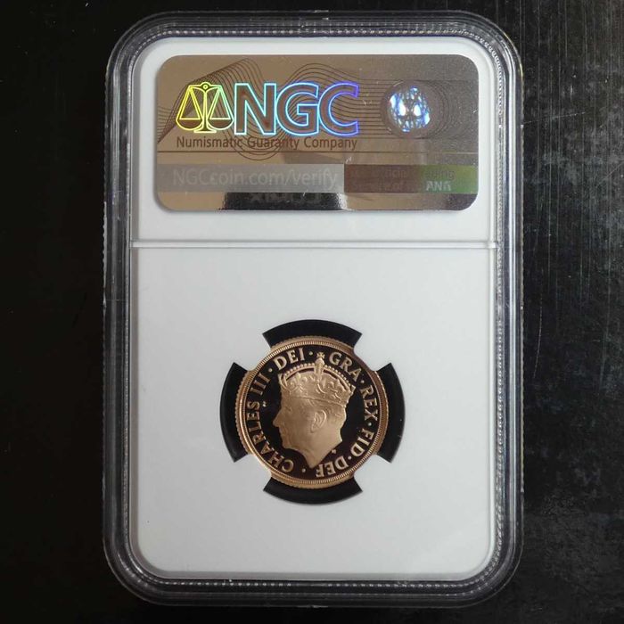 2023 Libra Ouro Proof Coroação PF70UC c/ Caixa e Certificado