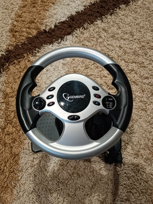 Кермо Gembird STR-ShockForce-M "Realistic"Dual vibra USB