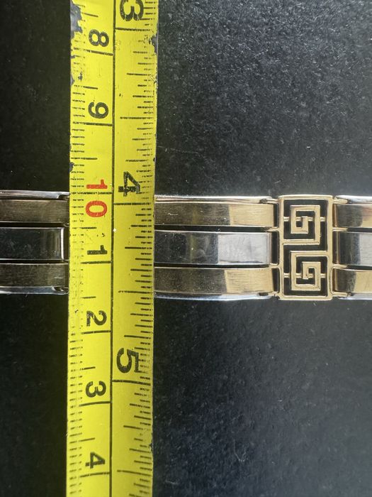 Złota meska bransoletka