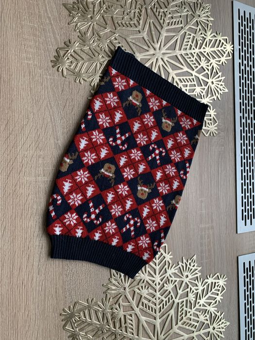 Рождевственская новогодняя кофта на собаку маленькой/средней породы