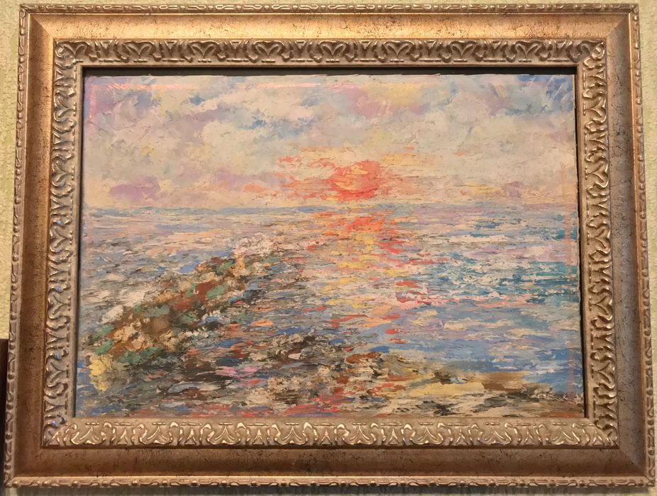 Картина маслом «Морской пейзаж»