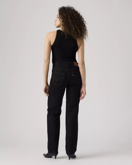Джинси levi’s 501 90’ чорні w26 (high rise, 100% бавовна)