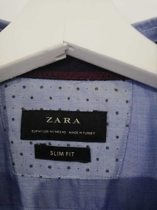 camisa social azul ZARA , em perfeito estado
