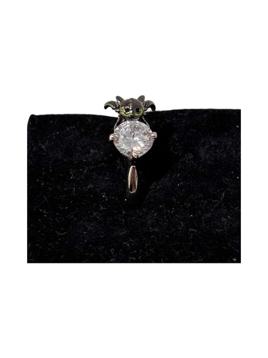 Srebrny pierścionek 925/3g R5 Jeulia Szczerbatek