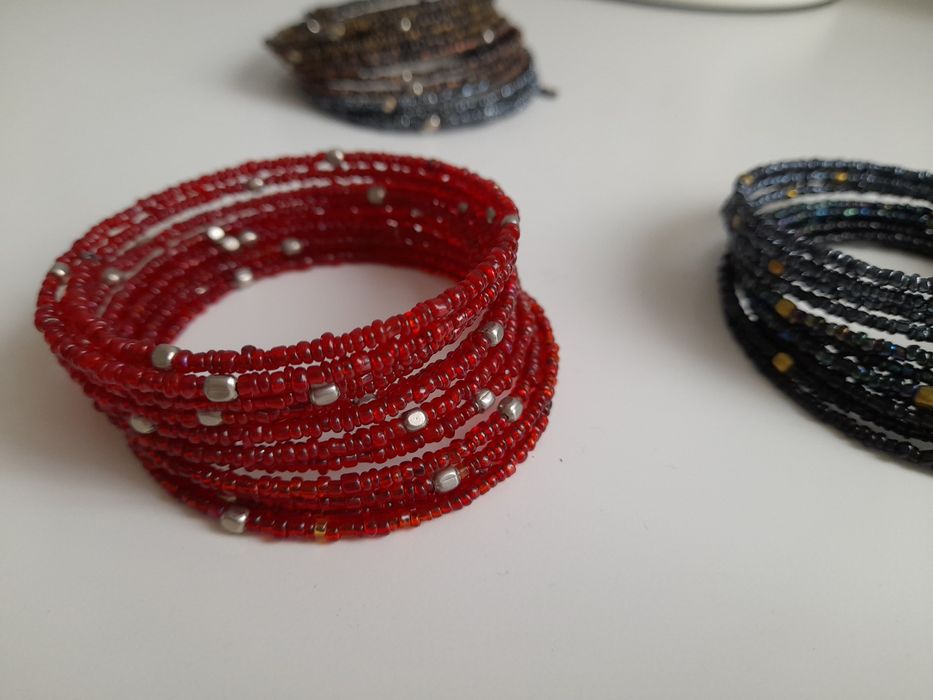 Conjunto de 3 pulseiras de missangas