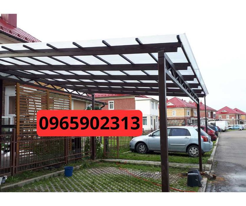 Навіси з монолітного полікарбонату