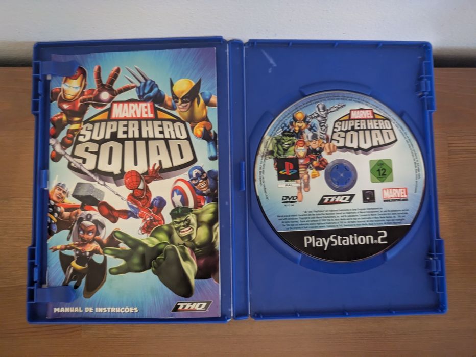 Jogo PS2 ( PlayStation 2 ) " Marvel Super Hero Squad " (Razoável)