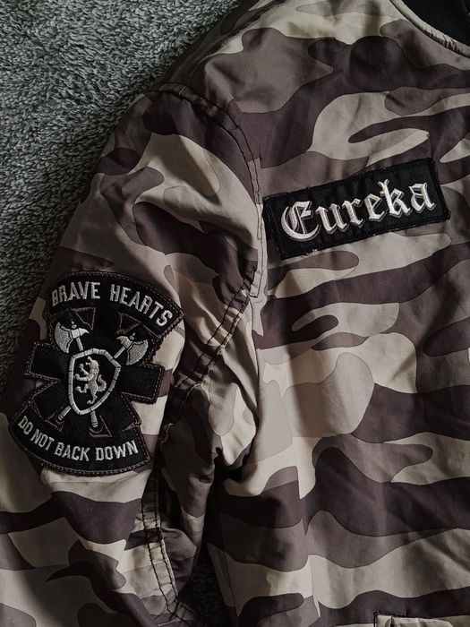 Kurtka bomberka bejsbolówka camo moro M