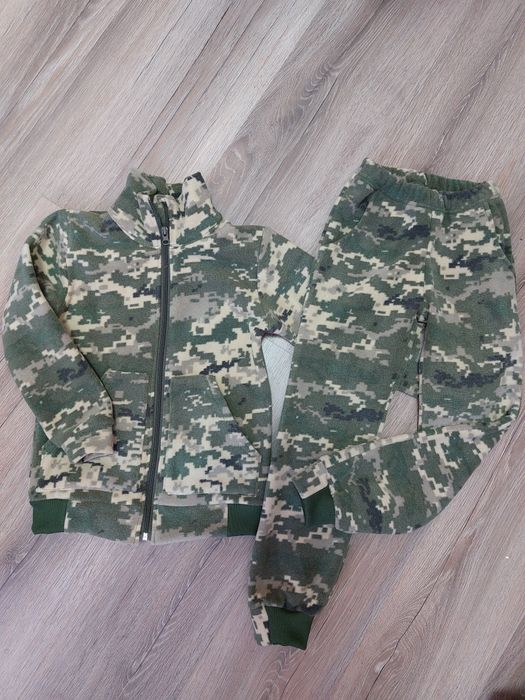 Камуфляжний костюм, дитячий комплект піксель, дитячі камуфляжні штани
