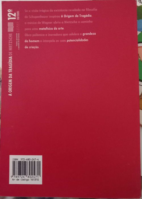 A Origem da Tragédia - Nietzsche - portes incluídos