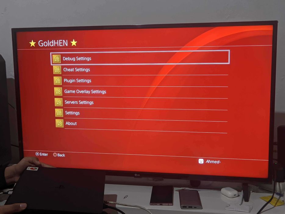 PS4 Jailbroken GoldHen firmware 12.0