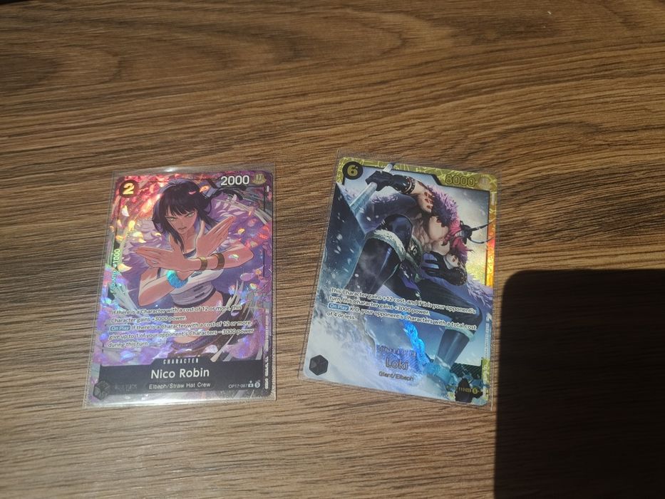 Nico Robin i loki karty One piece TCG