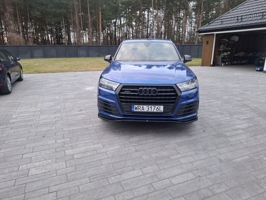 Audi Q7 Niebieska 7 osob koła 22 cale