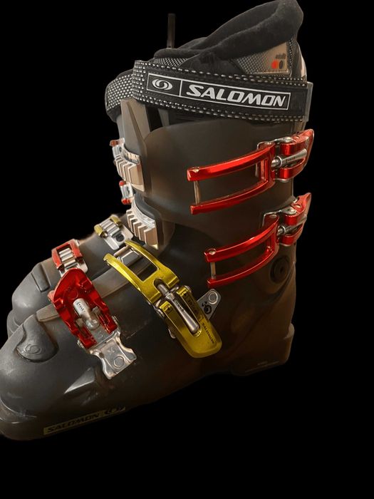 Skis Salomon Force Monocoque Prolink Botas Salomon Wave  Bastões Scott