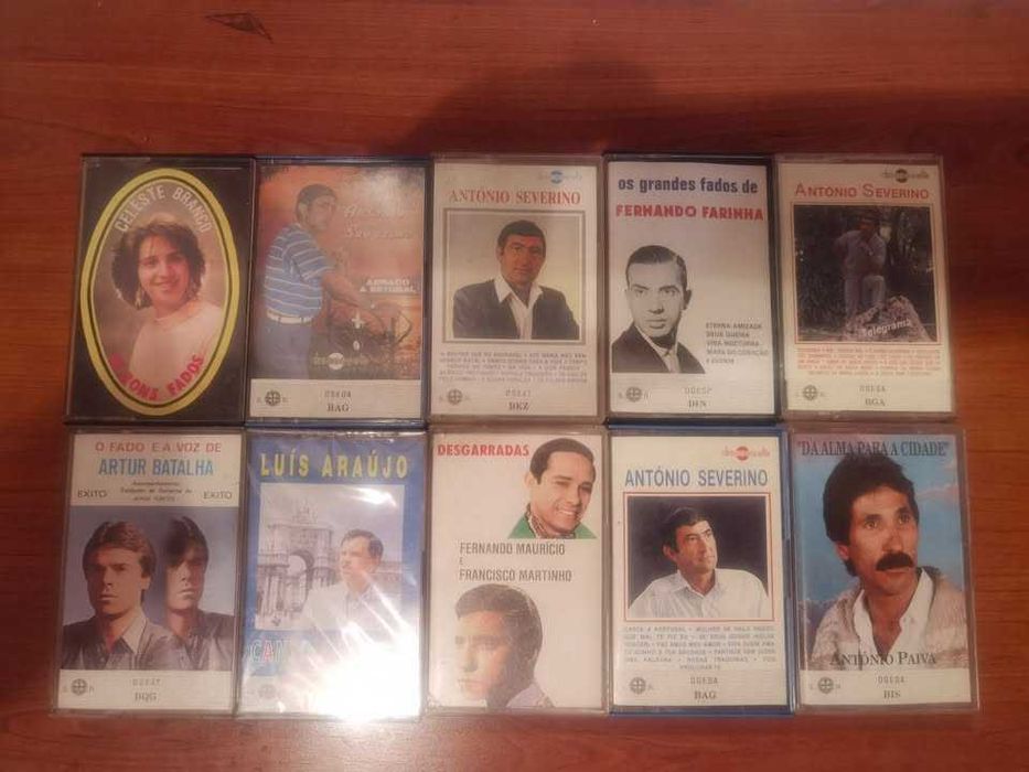 LOTE DE 77 Cassetes de Musica Portuguesa Originais