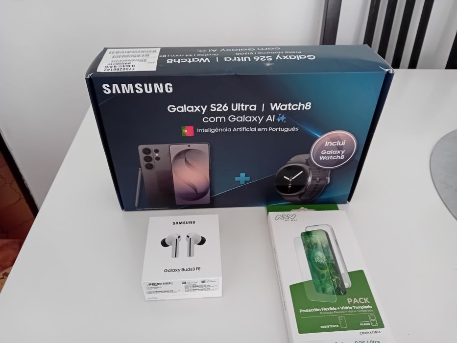 Samsung galaxy S26 ultra com auricular galaxy buds 3 Fe
