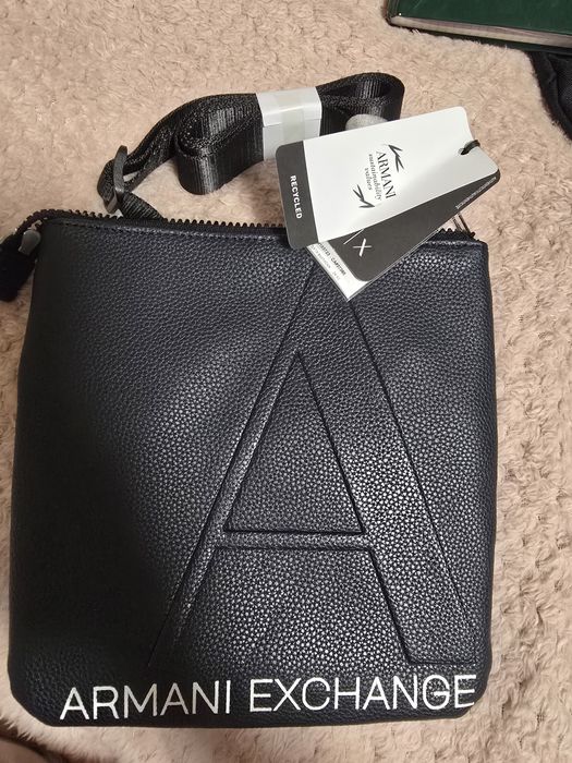 Сумка армані armani через плече чоловіча