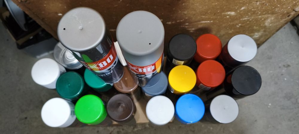 Lakier spray biodur różne kolory