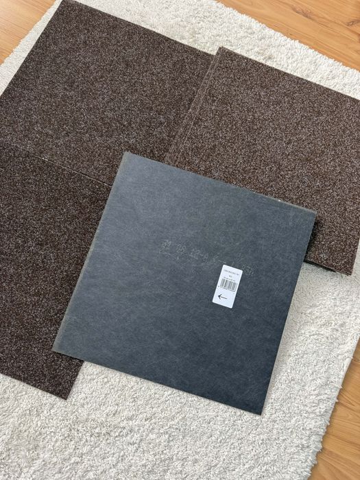 Mata podlogowa czekoladowa choco brązowa kwadratowa