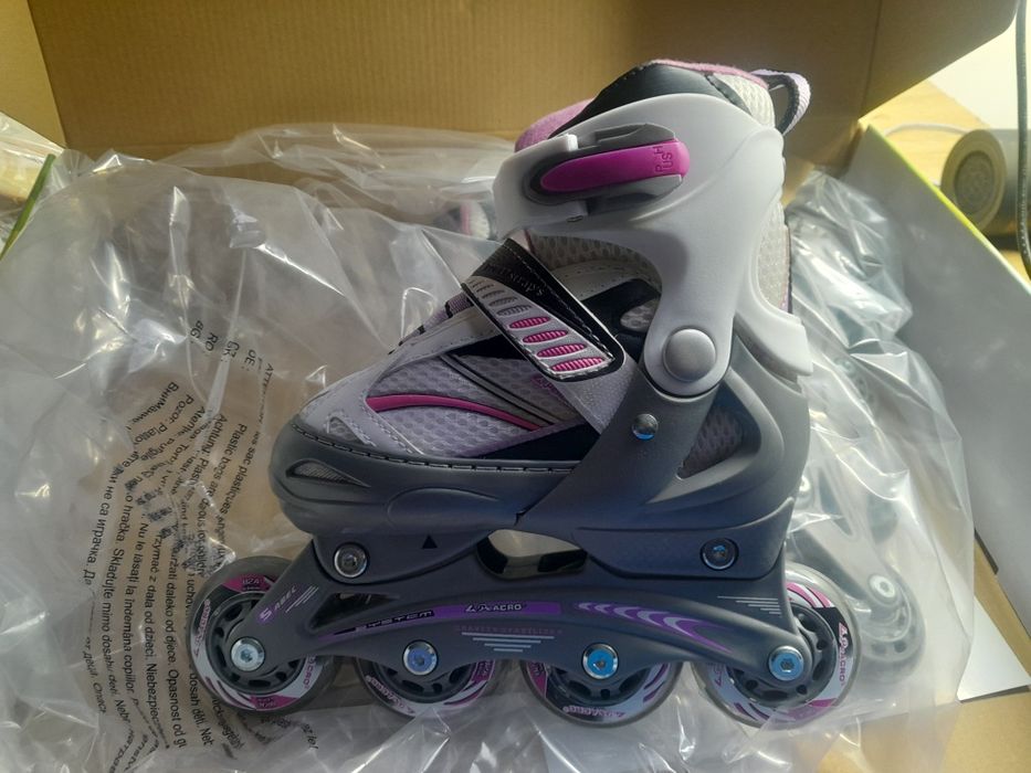 Regulowane rolki dla dzieci Pro Acro [rozmiar 30/33] purple