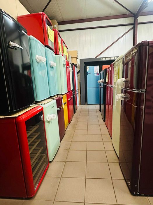 Piękna Nowa Lodówka Amica Turkusowa/ Niebieska zamrażarką! WYSYŁKA!